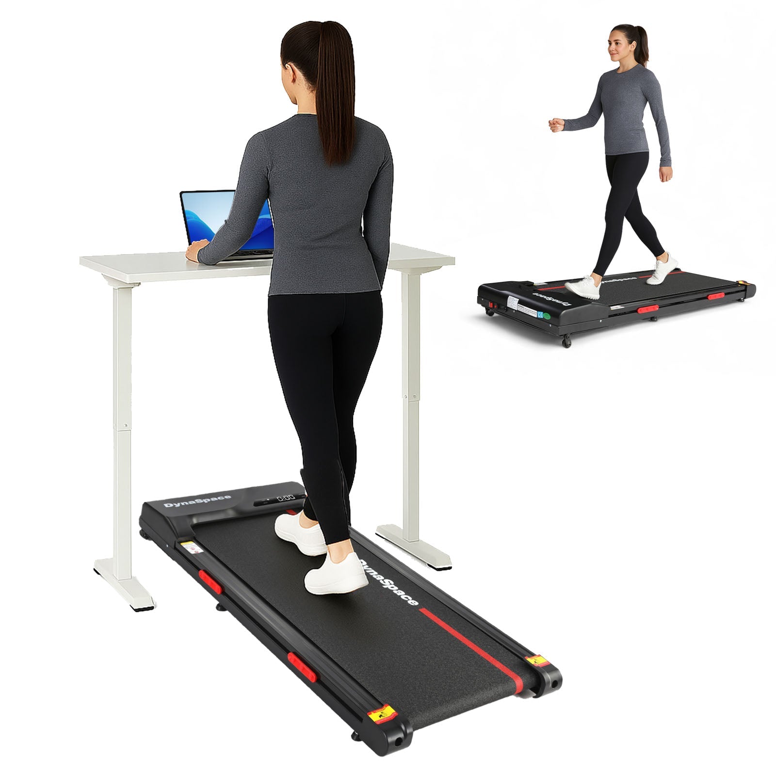 DynaSpace L3 Incline Under Desk Treadmill Walking Pad DynaSpace