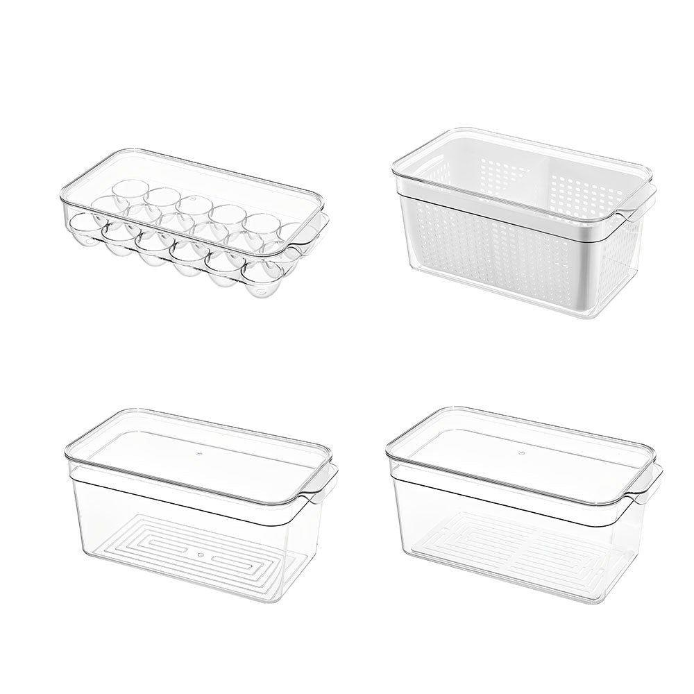 Fridge Storage Containers (Set of 4) Space General