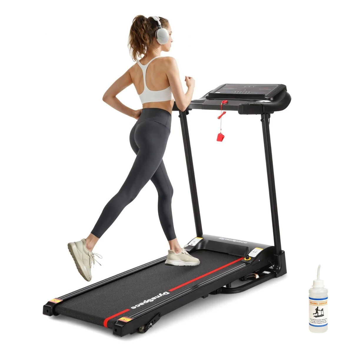 DynaSpace X1 Foldable Treadmill 3-Level Manual Incline 12km/h 400mm