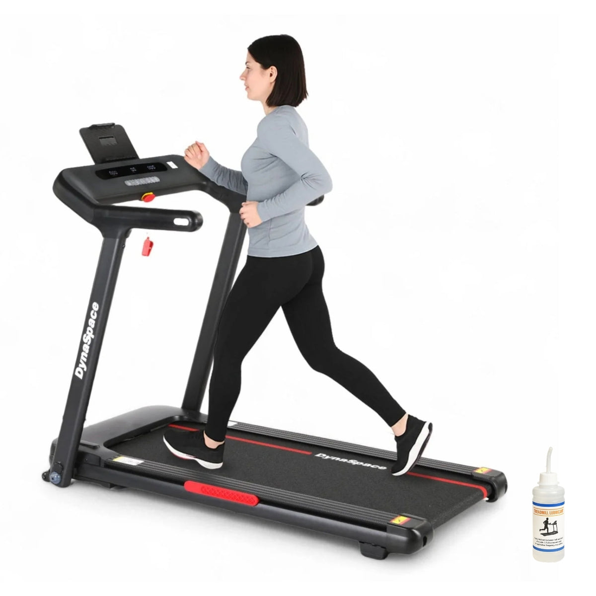 DynaSpace D1 Compact Motorised Treadmill – 130kg, Bluetooth, 2.5HP