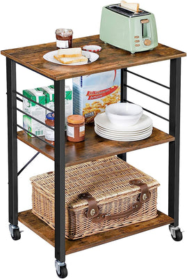 Kitchen Storage Shelf on Wheels Vasagle