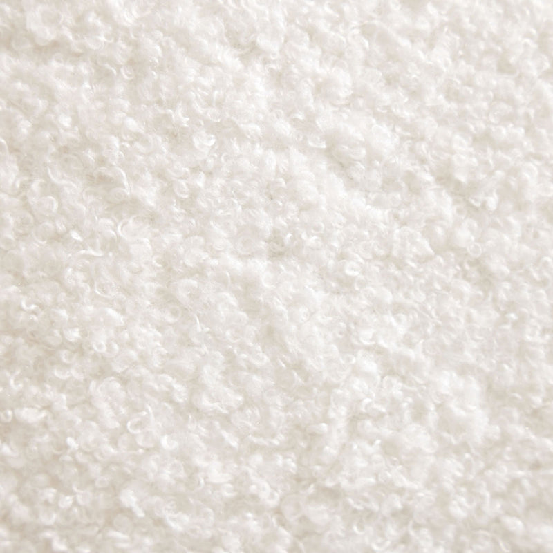 Boucle Rocking Armchair – White