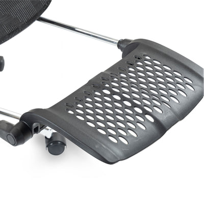 ErgoElite Ultimate Mesh Reclining Office Chair with Footrest – Black