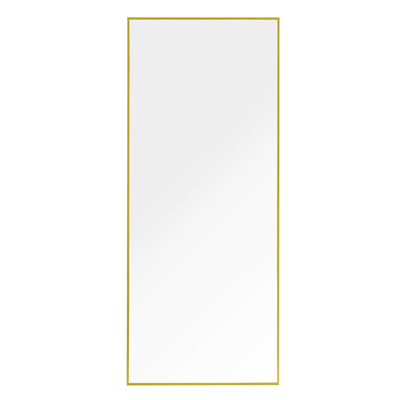 Sorelle Rectangular Full Length Standing Mirror - Gold