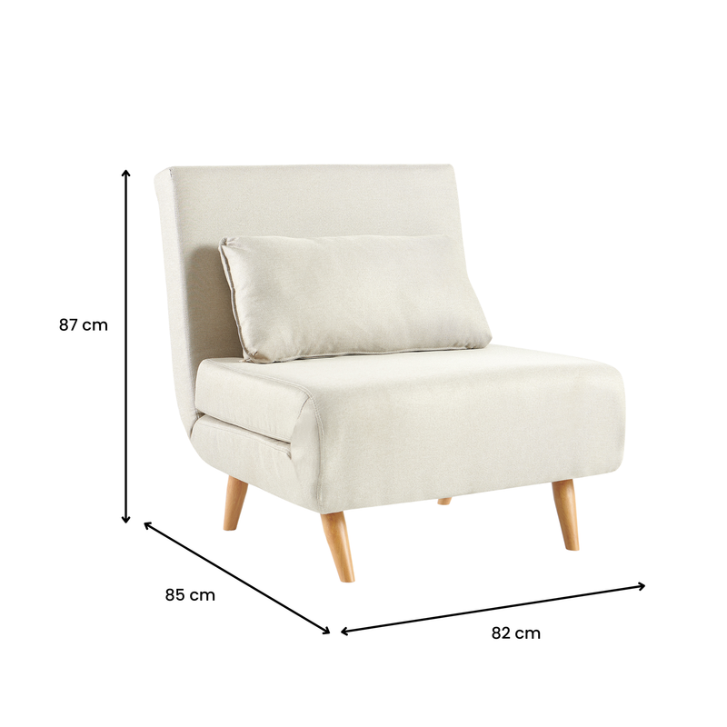 Serta Single Sofa Bed - Beige