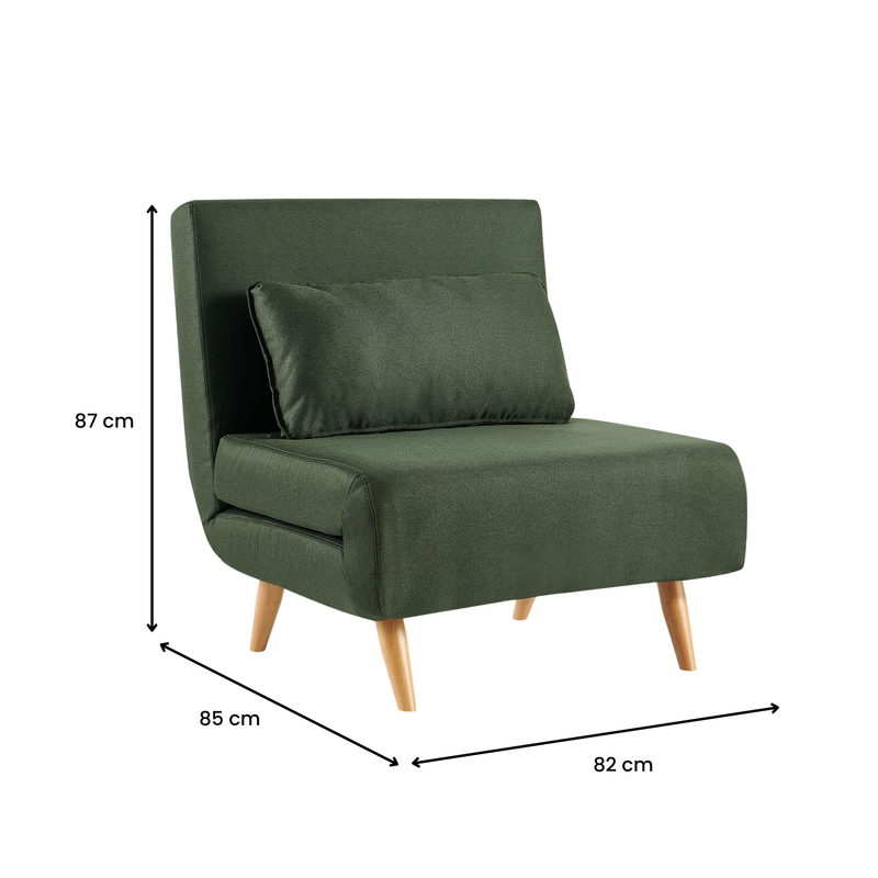 Serta Single Sofa Bed - Green