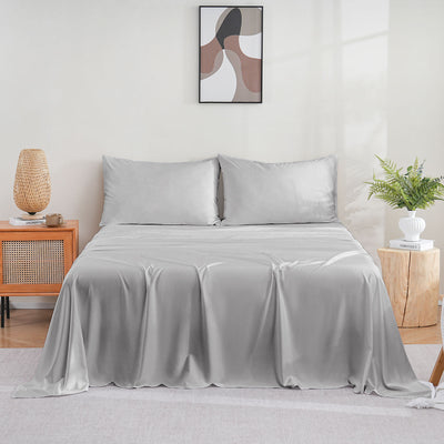 Bamboo Bedding Sheet Set - Grey