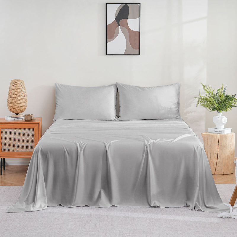 Bamboo Bedding Sheet Set - Grey