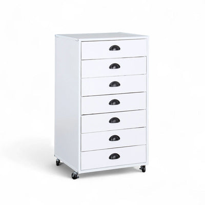 Liva 7-Drawer Mobile File Storage Unit, a practical storage solution for offices and homes in New Zealand.