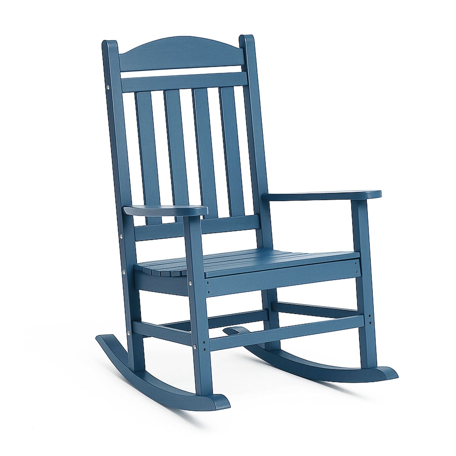 Adirondack Rocking Chair Blue - HDPE Weather-Resistant – Space General