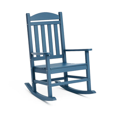 Adirondack Outdoor Rocking Chair - Blue