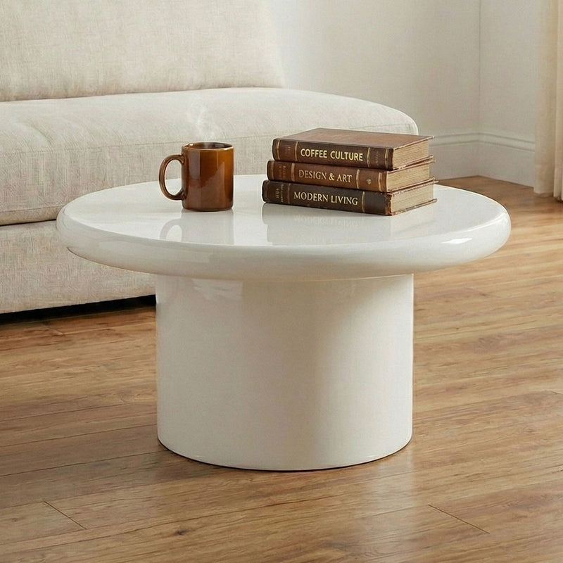 Alia Coffee Table - Milk White