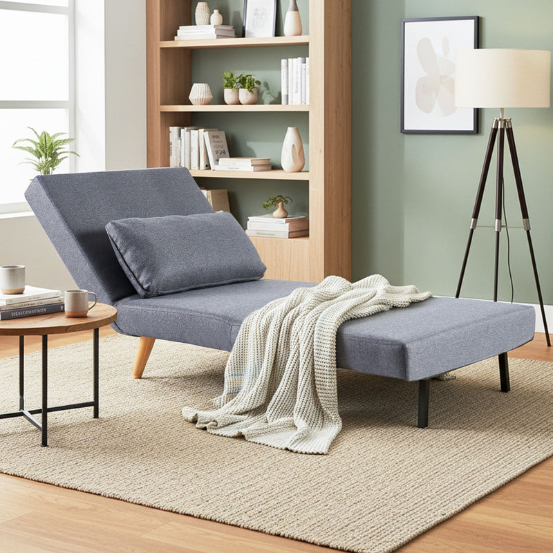 Serta Single Sofa Bed - Grey
