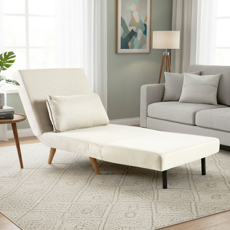 Serta Single Sofa Bed - Beige