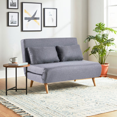 Serta 2 Seater Sofa Bed - Grey