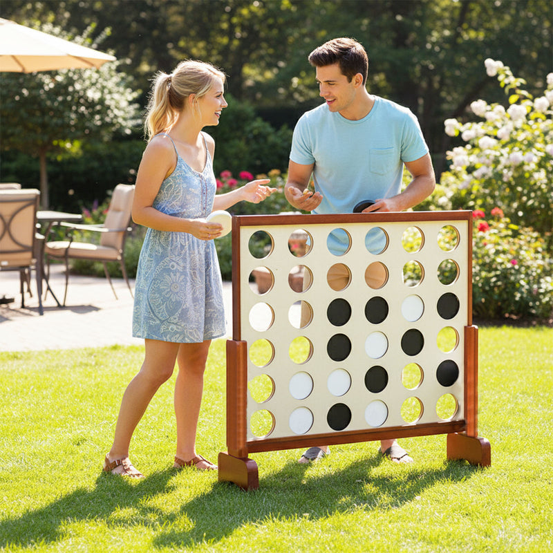 Mega Backyard Connect Four – Jumbo Family Game