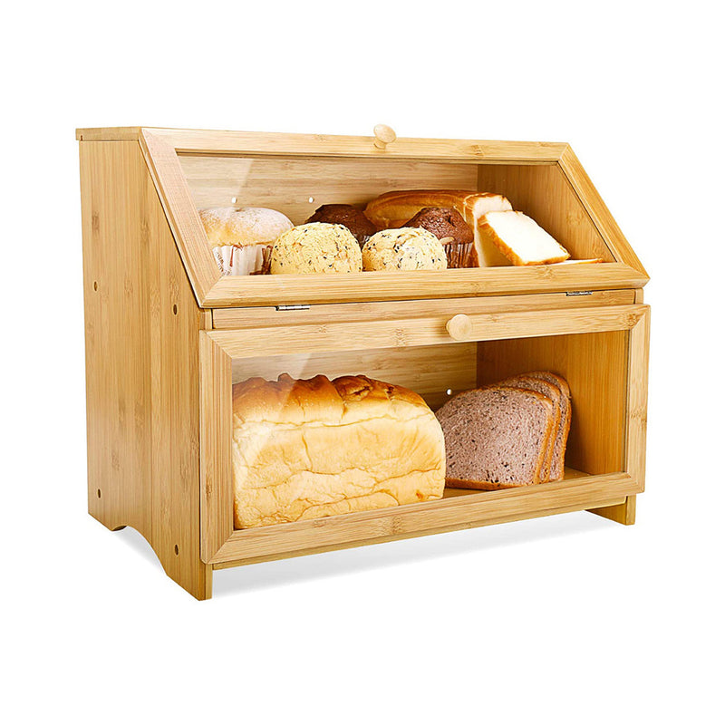 Kitchen Bamboo Bread Box