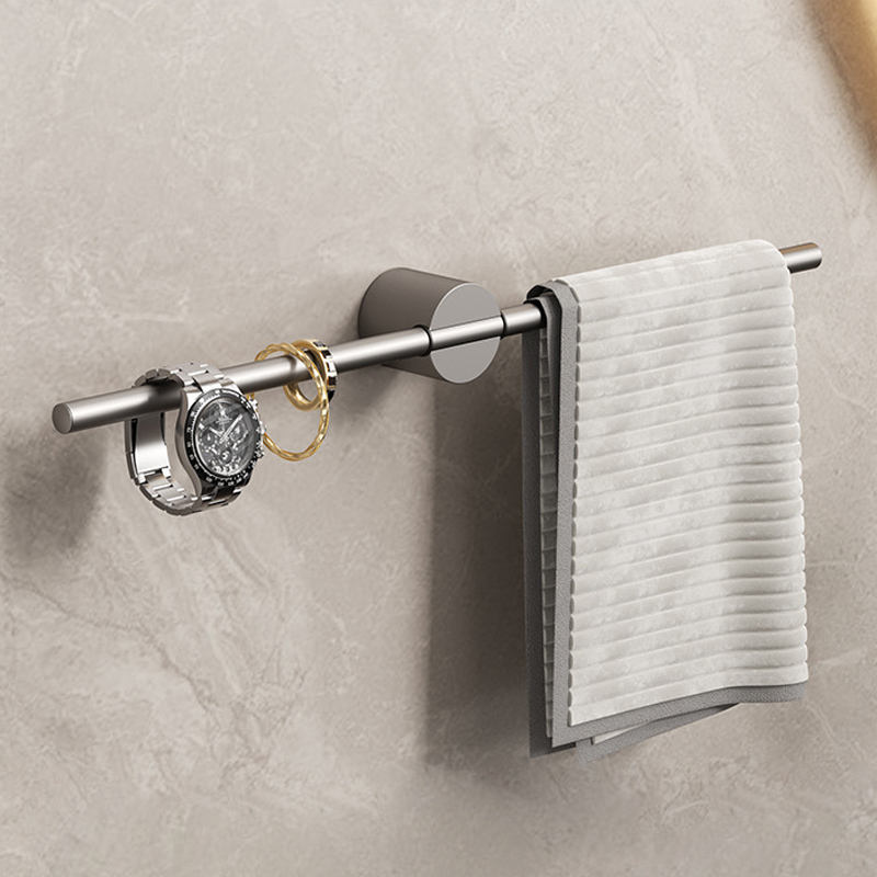 Space-Saving Aluminium Towel Rail