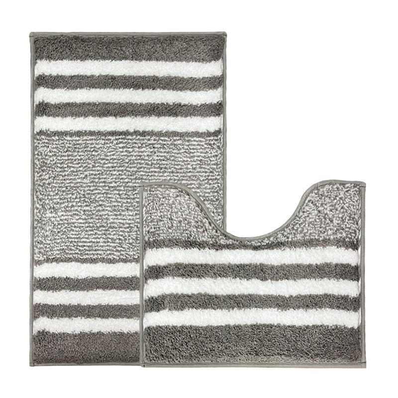Microfibre Bath Mat & Pedestal Set (Set of 2)