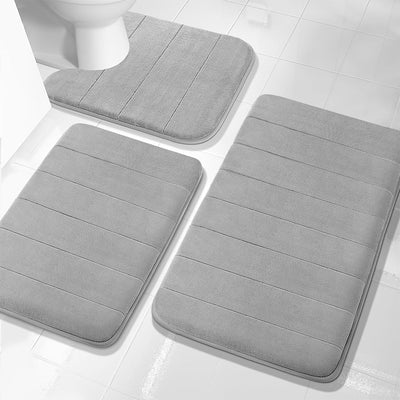 Memory Foam Bath Mat (Set of 3)