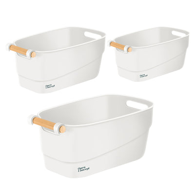 Storage Pantry Containers Baskets (Set of 3)