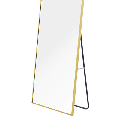 Sorelle Rectangular Full Length Standing Mirror - Gold