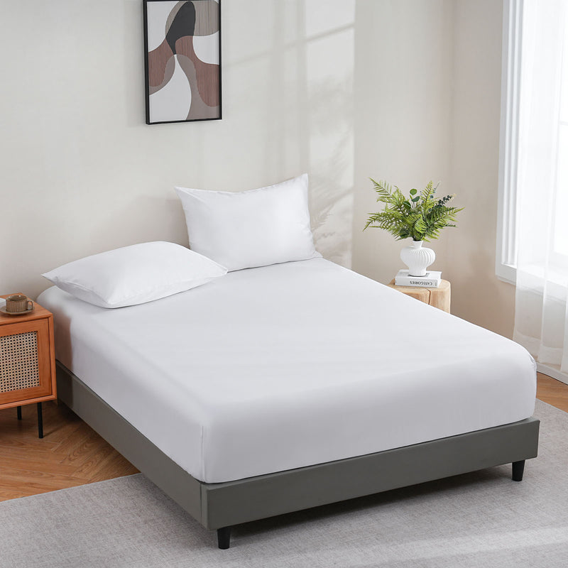 Bamboo Bedding Sheet Set - White