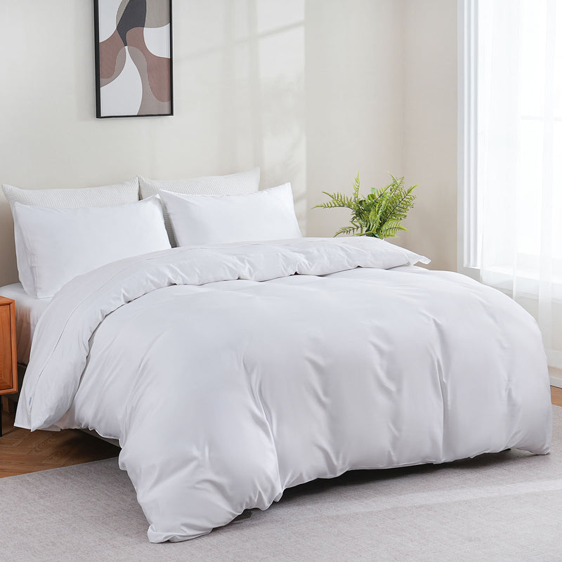 Bamboo Duvet Cover - White