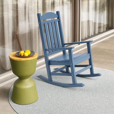 Adirondack Outdoor Rocking Chair - Blue