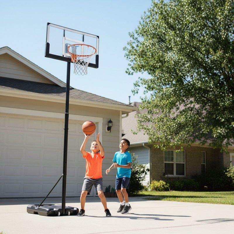 DynaSpace 100–305cm Basketball Hoop Stand System Outdoor