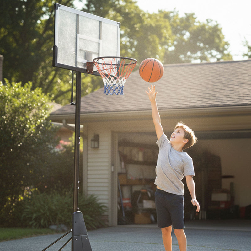 DynaSpace Heavy Duty 150–305cm Outdoor Basketball Hoop