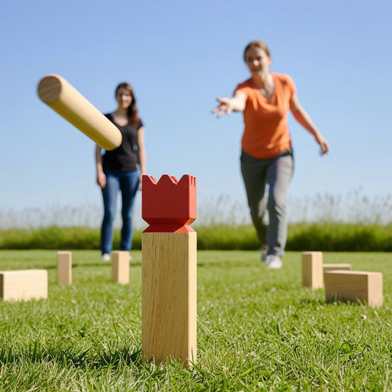Scandi Kubb Throwing Game – Premium Wooden Set