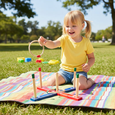 Backyard Ring Toss – Wooden Target Game