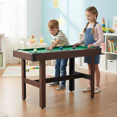 Mini Pool Table – Green Felt, MDF Build