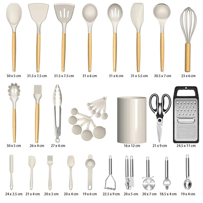 Premium Kitchen Utensil (Set of 44)