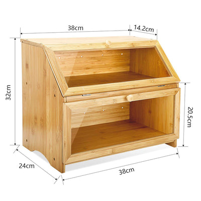 Kitchen Bamboo Bread Box