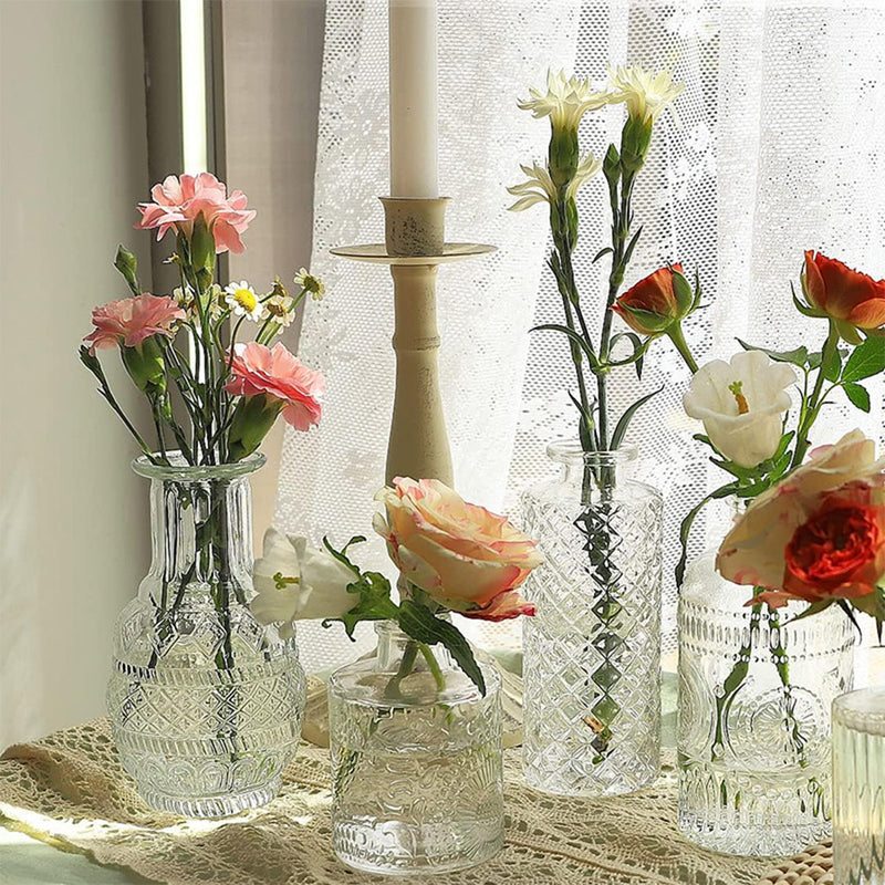 Vintage Glass Bud Vases (Set of 30)