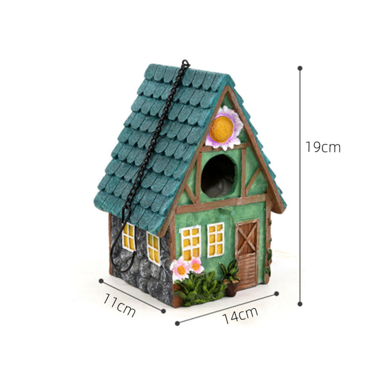 Outdoor Resin Birdhouse