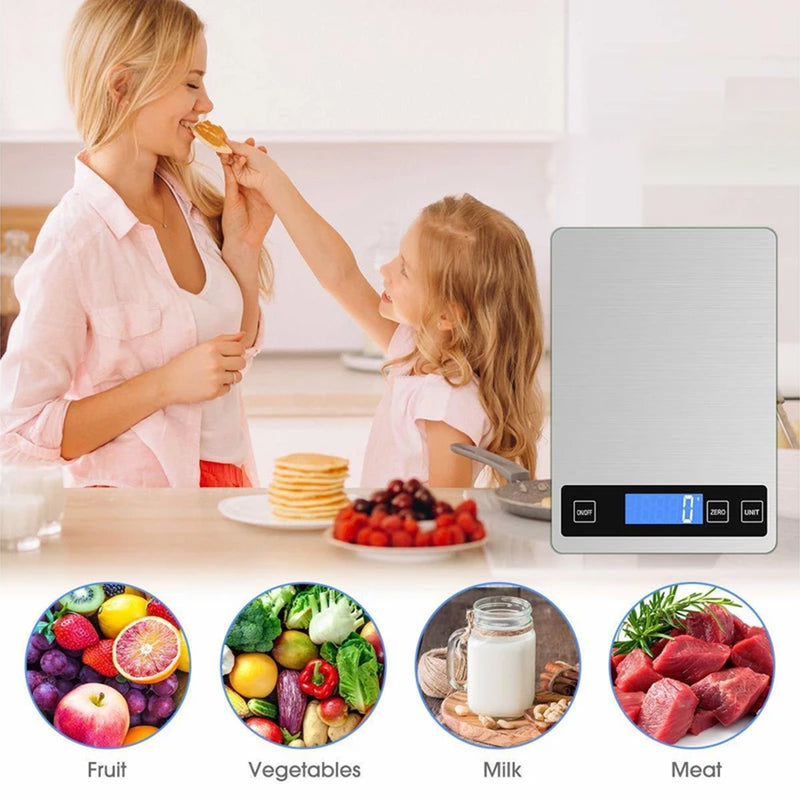 Digital Kitchen Scale with LCD Display