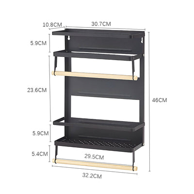 Magnetic Shelf Spice Rack Spice Organiser