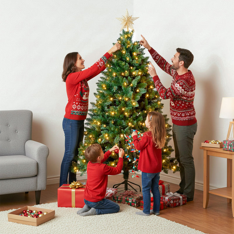 Classic Pre-Lit Christmas Tree - 150cm (5Ft)