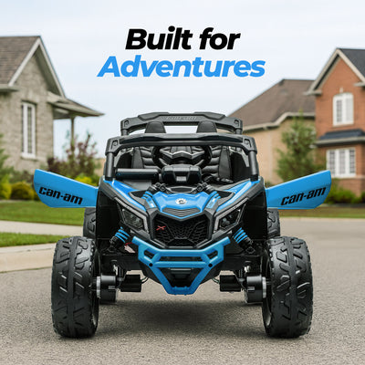 Kids Ride On UTV – Can-Am Maverick 24V Electric Car (Blue)