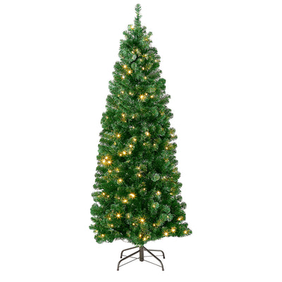 Sleek Fir Pre-Lit Christmas Tree - 150cm (5Ft)