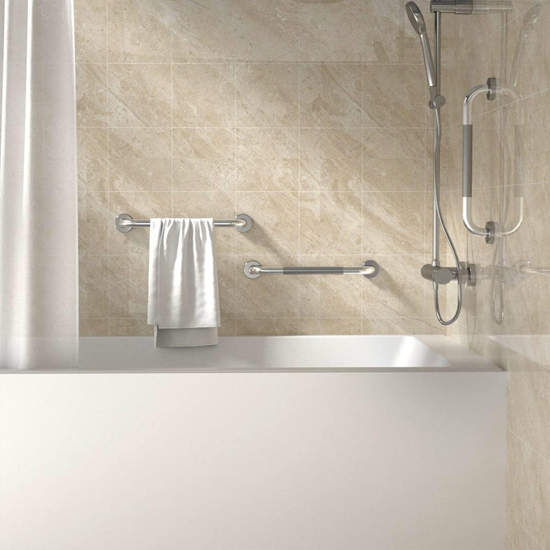 Heavy-Duty Bathroom Grab Bars (Set of 2)