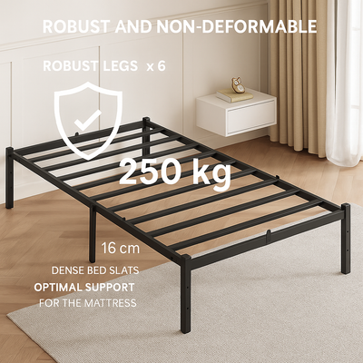Modern Metal Bed Base – Single