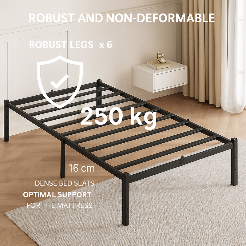Modern Metal Bed Base – Single