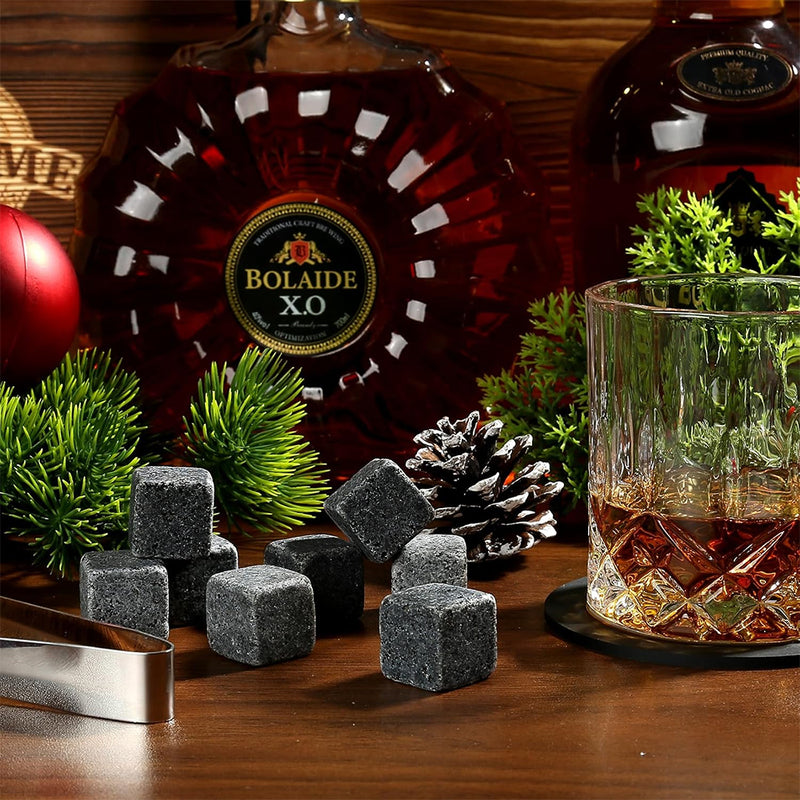 Whiskey Stones & Glasses Set