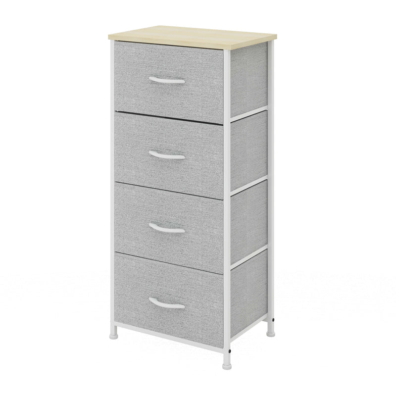 4 Drawer Storage Chest - White