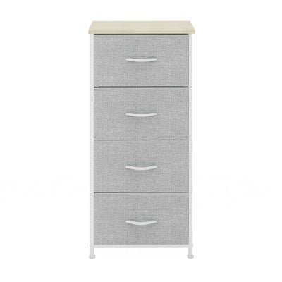 4 Drawer Storage Chest - White