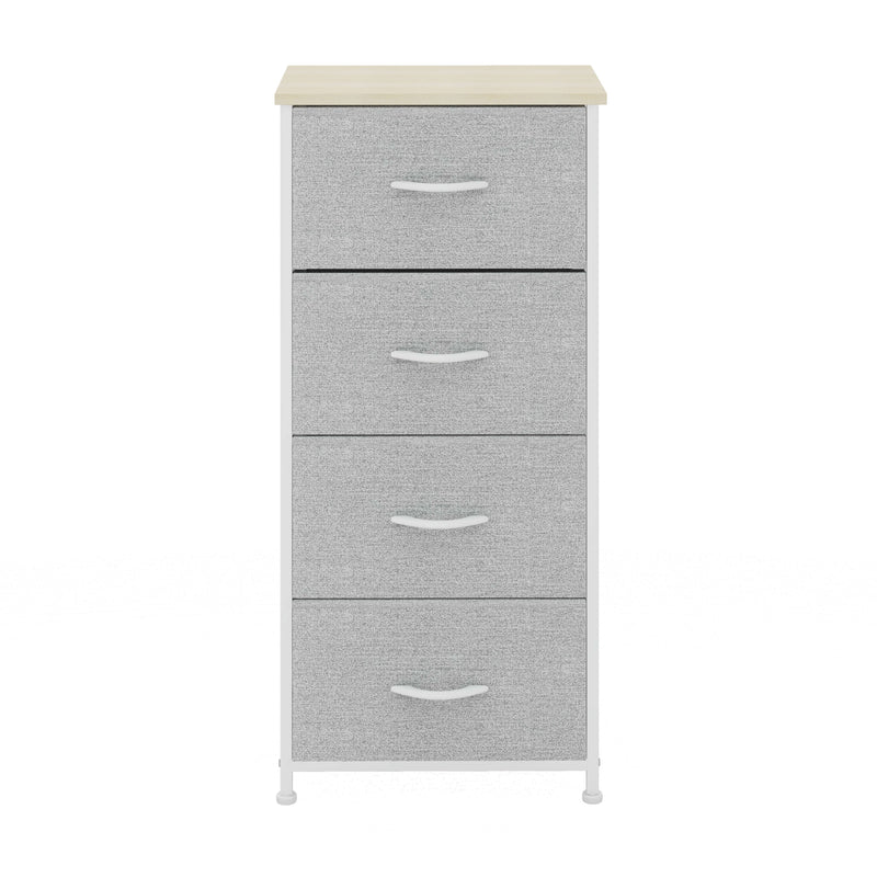 4 Drawer Storage Chest - White